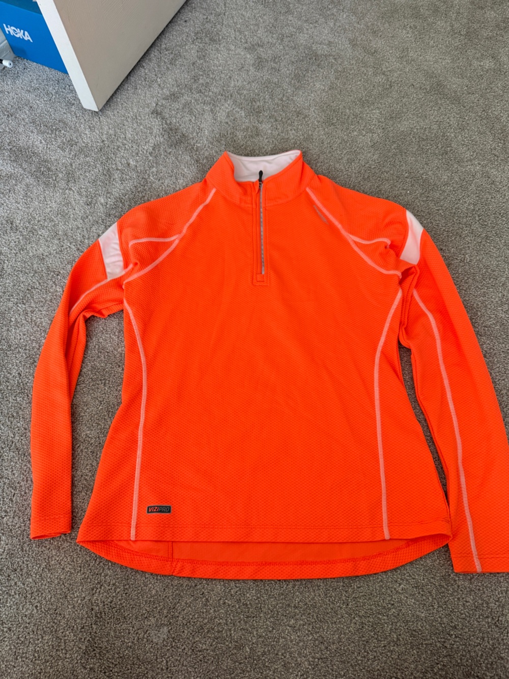 Saucony Women’s High-Visibility Orange Long-Sleeve Running Top